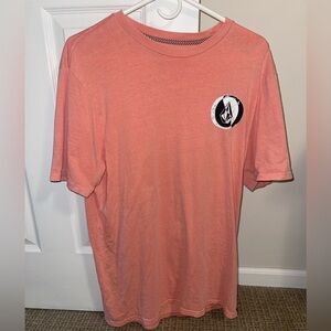Volcom Men's Salmon Colored Short Sleeve